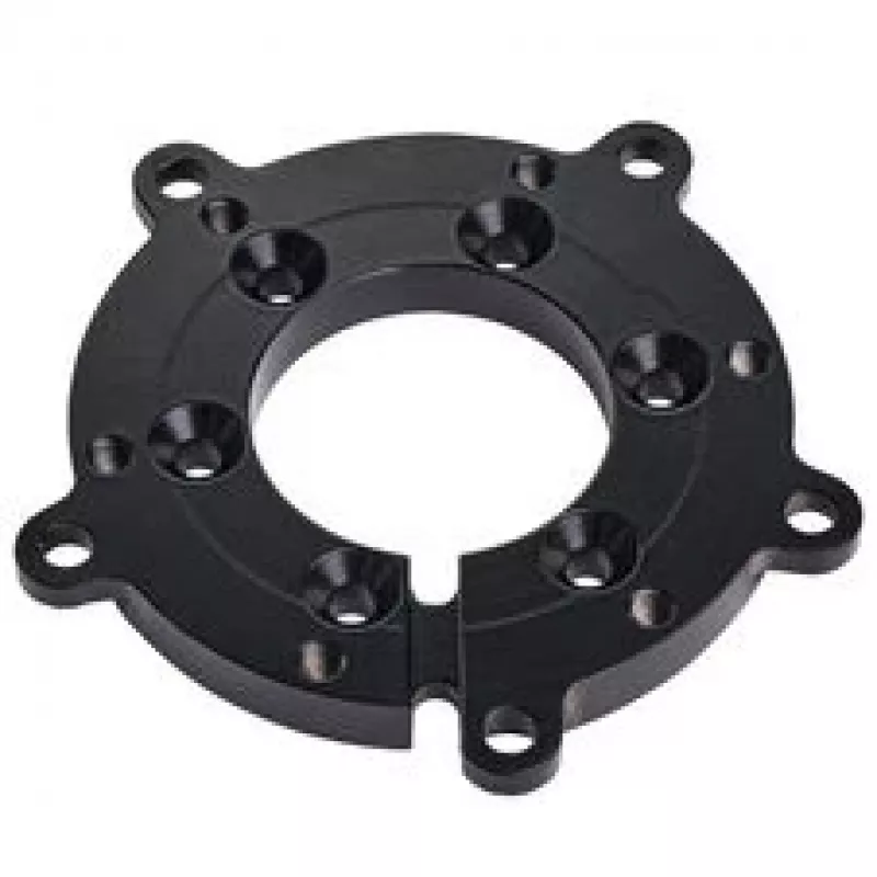 Adapter plate for quick-release, Asetek 3rd Party QR Adapter Plate, compatible with 70 mm and 50.8 mm bolt patterns — black