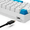 Sharkoon SGK50 S4 keyboard Home USB QWERTZ German White 60% RGB LED