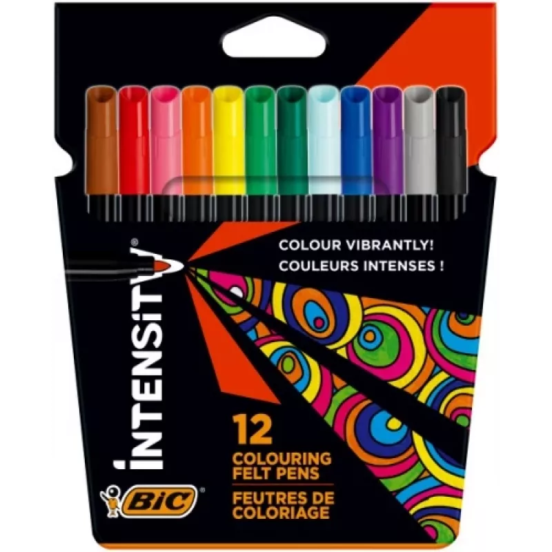 BIC Intensity Up Felt pens box of 12 pcs. 978004