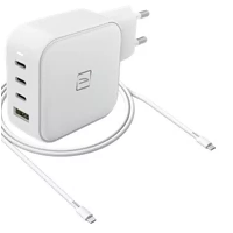 Mobile device charger Tucano MA-GAN100-EU-W Universal White AC Fast charging