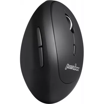 Perixx PERIMICE-819, ergonimische vertikale Mouse, silent click, Multi-Device, black (PERIMICE-819)