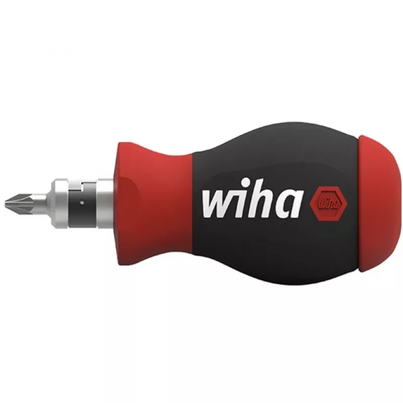 Wiha Stubby Bit-Screwdriver 8-piece internal hex, External Hex, Phillips Phillips, Phillips Pozidriv, Slotted, TORX (43613)