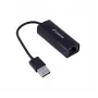 Network interface card LANBERG NC-0100-01 USB 10 Gbit/s, hot-swap, cable 0.15 m, black