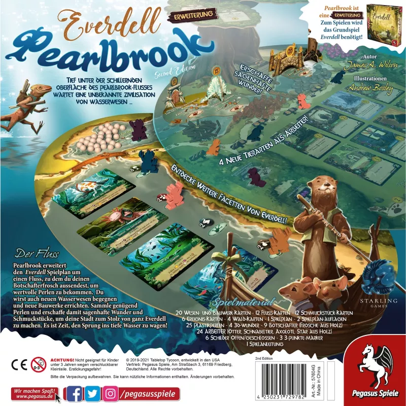 Everdell: Pearlbrook 2. Edition , Board Game Expansion