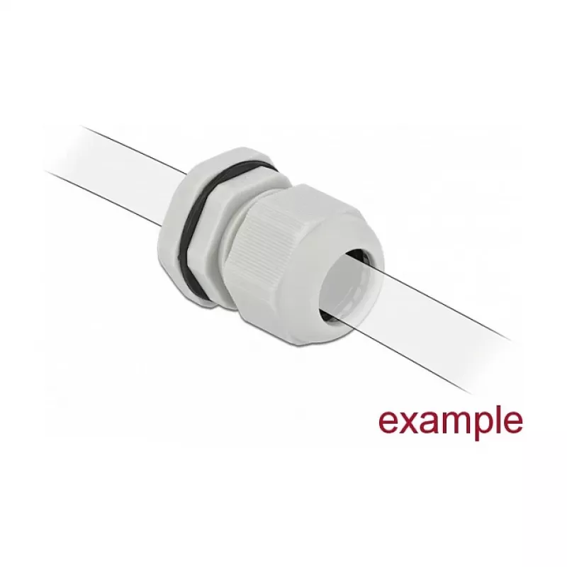 Cable Gland DeLOCK 60227 Grey Plastic 10 pc(s)