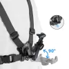 Chest harness smartphone holder MACLEAN MC-294 adjustable fit lightweight for hands-free use