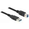 USB cable DeLOCK 85065 USB 3.2 Gen 1 0.5 m USB A USB B Black