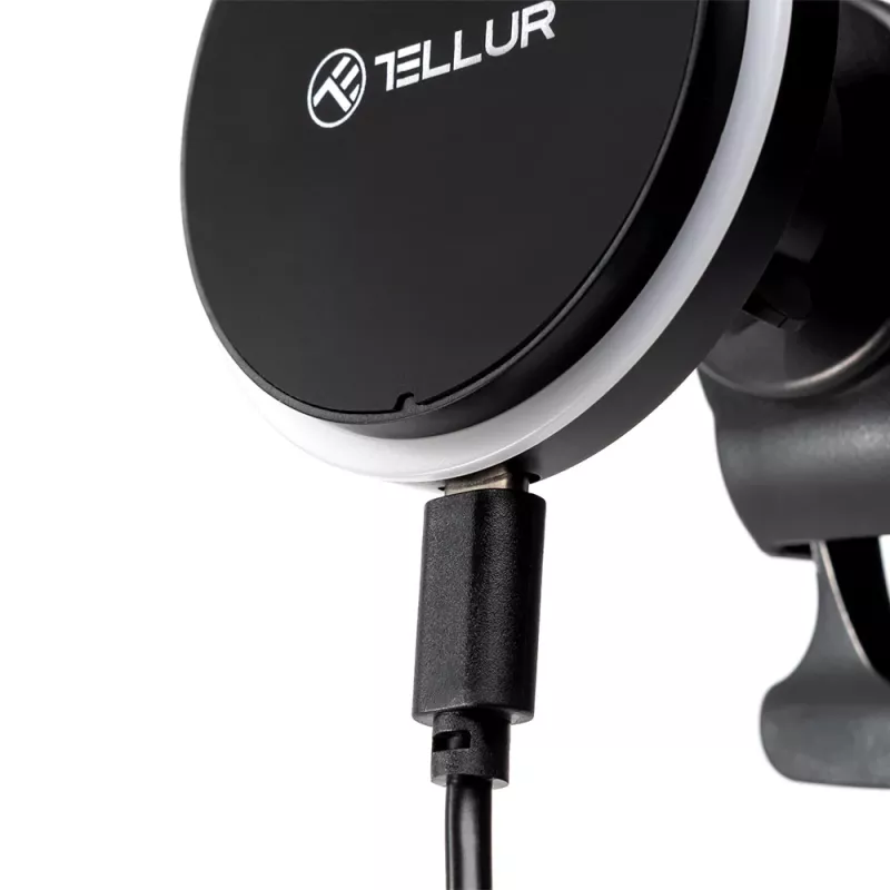 Wireless car charger Tellur TLL151431 MagSafe compatible 15W black for smartphones