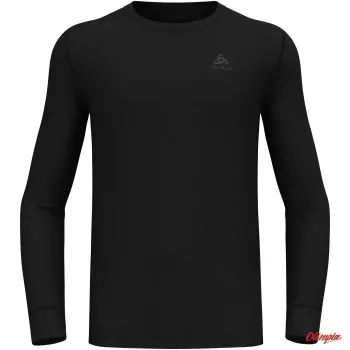 Odlo BL TOP crew neck l/s MERINO 200 men's T-shirt, size M, black