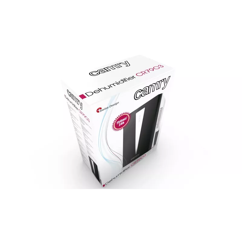CAMRY CR 7903 dehumidifier 1.5 L 100 W Black, White