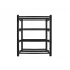 Battery frame for UPS 830x454 2 rows 4 levels 8 shelves black flat pack