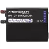 Charger QOLTEC Monolith 20A 12V for LiFePO4, AGM, GEL, SLA batteries