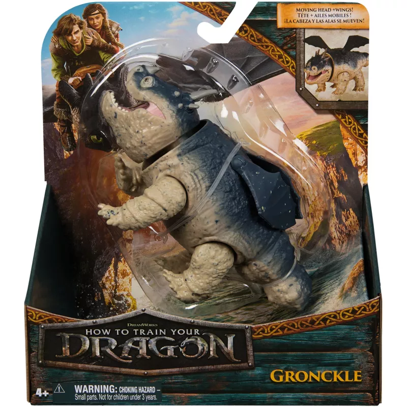 Figure Spinmaster Dragons Movie Basic — Gronckle collectible figurine
