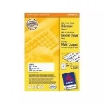Self-Adhesive Labels Avery Universal 105x35mm 1600 pcs