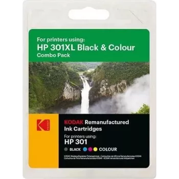 185H030117 KODAK HP 2510 Ink (2) BK+CL CH563EE/CH564EE 550/330S. 15ml/18ml (185H030117)