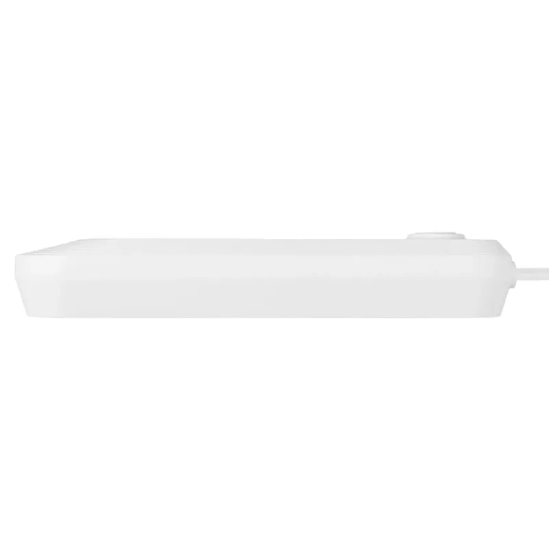 Power strip MACLEAN MCE394W — 3 sockets, 3×USB 2.1A, 110–240V AC, 2500W, 1.5 m cable, white