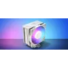 CPU air cooler MODECOM Volcano 0C T721 ARGB 120 white, single-tower, 120 mm fan