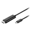 Goobay USB 3.1 Type-C™ zu High Speed HDMI™ Adapter Cable, 1.8 m - USB-C™ Plug > HDMI™ Standard-Plug (Type A) (77528)