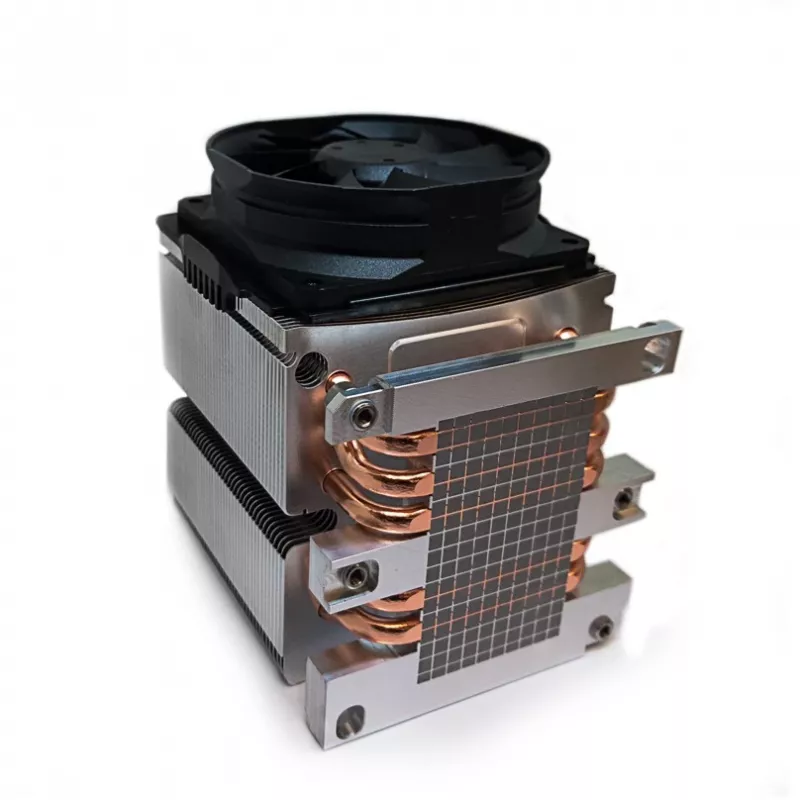 Cooler Inter-Tech B-14 Processor 8 cm Black Silver