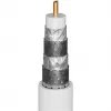 Goobay TV Antenna Cable (135 dB Type), 4x Shielded, 2 m, Black - Gold-Plated, Koax-Socket > Coax Plug (70367)