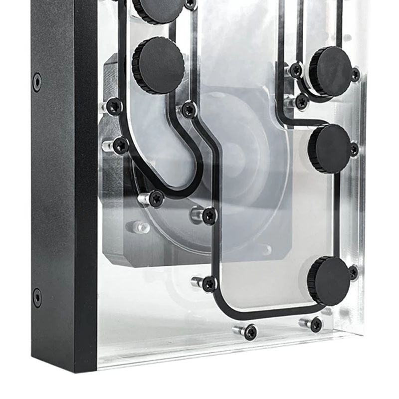 Stealkey Customs SK-Crossflow for Lian Li - O11D XL Evo Distroplate D5/DDC - acrylic