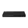 Lindy 4 Port HDMI 8K60 Splitter with Audio, HDMI, 4x HDMI, 3.5 mm, 7680 x 4320 pixels, Black, Metal