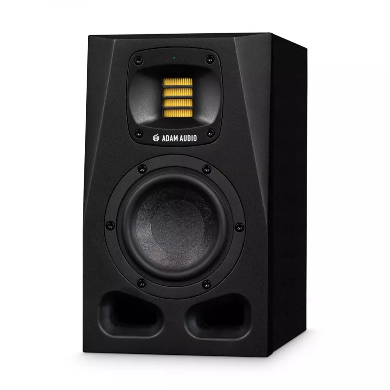Studio monitors ADAM AUDIO A4V Black, 2-way, 90W RMS, 4 inch woofer, LED display, rack-mountable