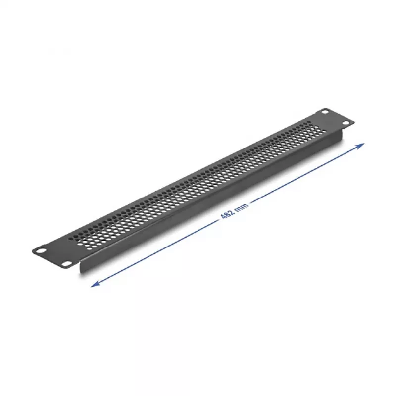 Blind panel DeLOCK 67035 Black Metal 44mm x 482mm x 11mm