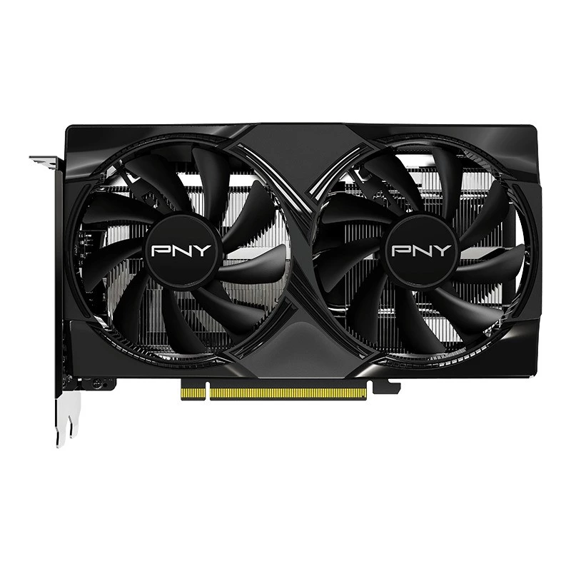 Graphics card PNY GeForce RTX 5050 — 8 GB GDDR6, 2317 MHz, 128-bit, PCIe x8 5.0, dual-fan cooling