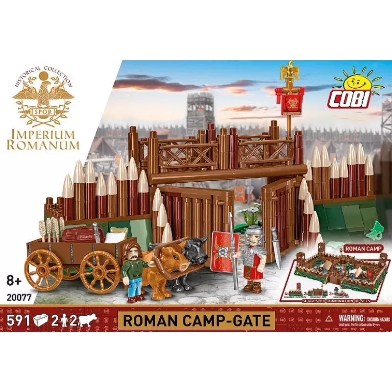 Cobi building set Imperium Romanum — Roman Camp Gate, 591 pieces