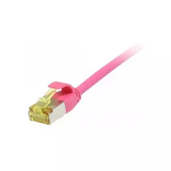 Patch Cable RJ45, CAT6A 500Mhz, 0,15m, magenta, U/FTP, slimline Round d=3,8mm, TPE/LSZH(Superflex), AWG32, with Cat.7 Raw Cable, Synergy 21 (S217380V3)