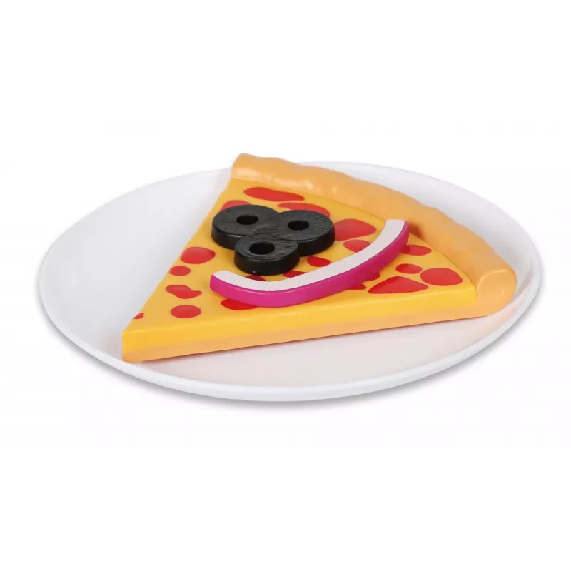 Play Magnetic Pizza set, MALIK MalBlo Magnetic, pretend food role-play toy, magnetic slices