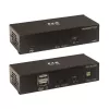 Eaton Tripp Lite Series DisplayPort to HDMI over Cat6 Extender Kit with KVM Support, 4K 60Hz, 4:4:4, USB, PoC, HDCP 2.2, up to 230 ft., TAA - Expansion for Video/Audio - HDMI, Di