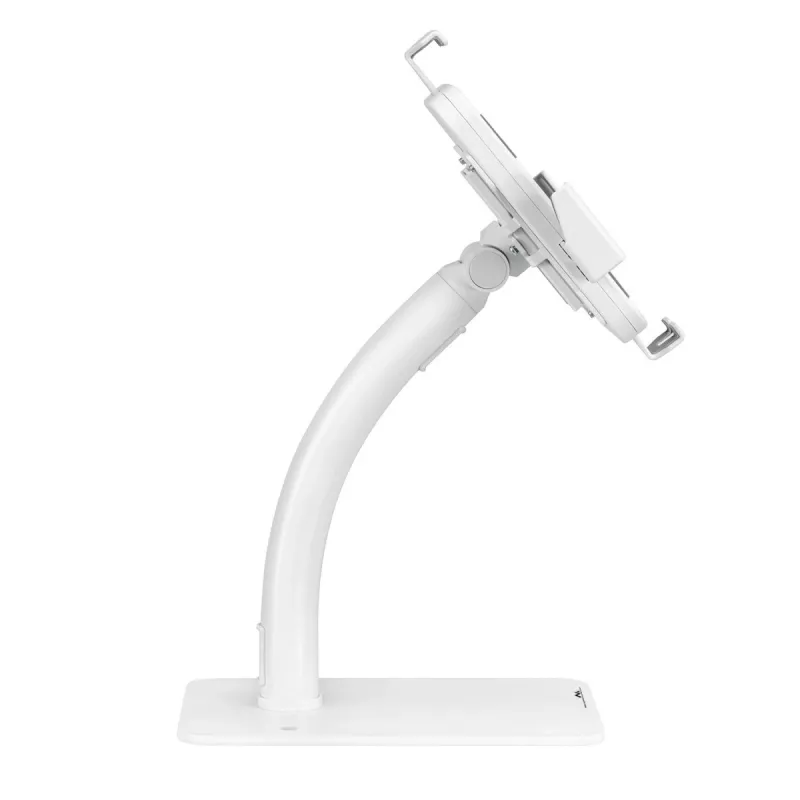 Tablet desk/wall mount MACLEAN MC-468W, white, for 7.9–11 inch tablets, clamp and mounting kit, adjustable tilt