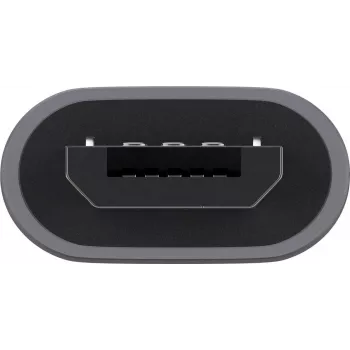 Goobay USB 2.0 Hi-Speed Adapter , Grey, Grey - USB-C™-Socket > USB 2.0 Micro-Plug (Type B) (55553)
