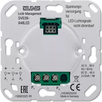 Jung Spannungsversorgung AC9-36V DC12-48V SV 539-948 LED - Spannungsversorgung - AC/DC 9 to 48 V~/= (SV539-948LED)