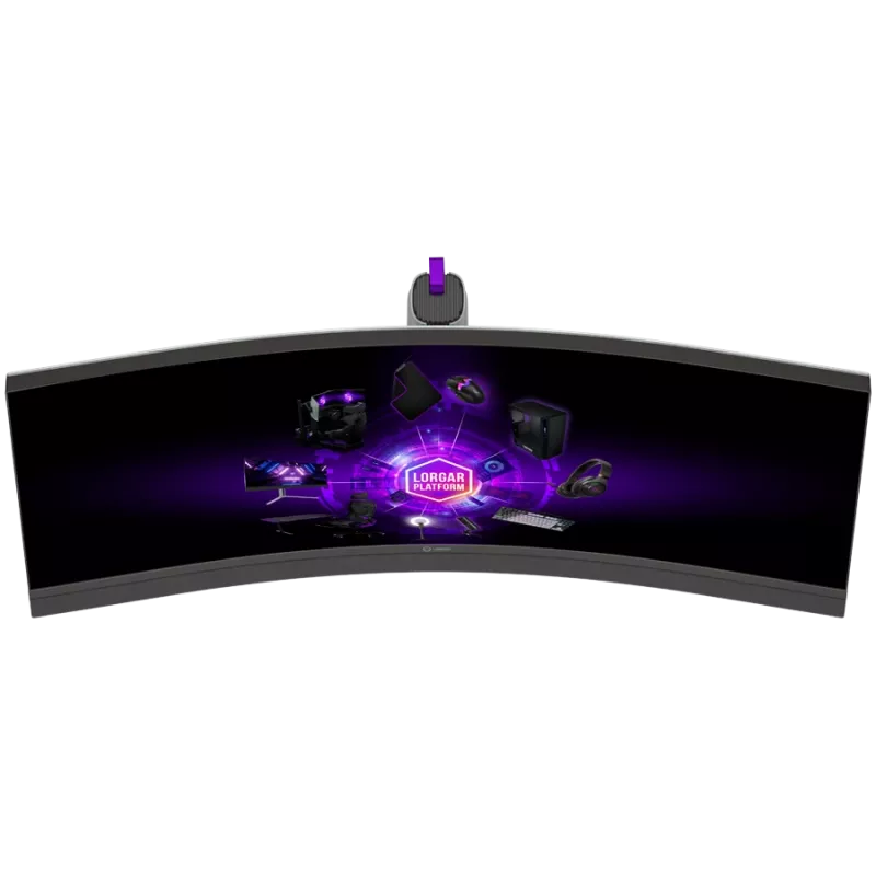 LORGAR 34MP1, UWQHD MiniLED Gaming Monitor Pro, 34'' (3440*1440) VA curved monitor, black/milky grey
