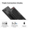 Mechanical keyboard Keychron V6 Ultra 8K — Full-size 100% QWERTY, Bluetooth, RGB, Black