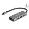 DeLOCK 63173 USB Hub Type-C 5000 Mbit/s Black