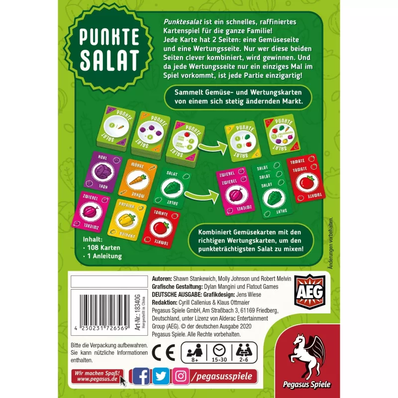 Pegasus Spiele Punktesalat board game Op