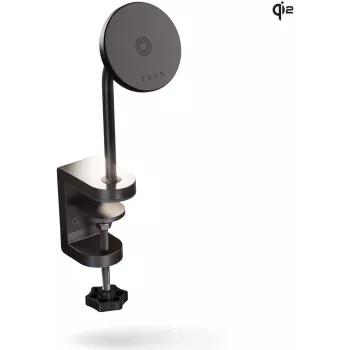 Wireless Charger Zens Mount Pro 2 15W with AC adapter — Zens Mount Pro 2 15W wireless charging stand