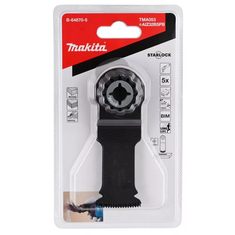Makita B-64870-5 jigsaw/scroll saw/reciprocating saw blade Bimetal 5 pc(s)