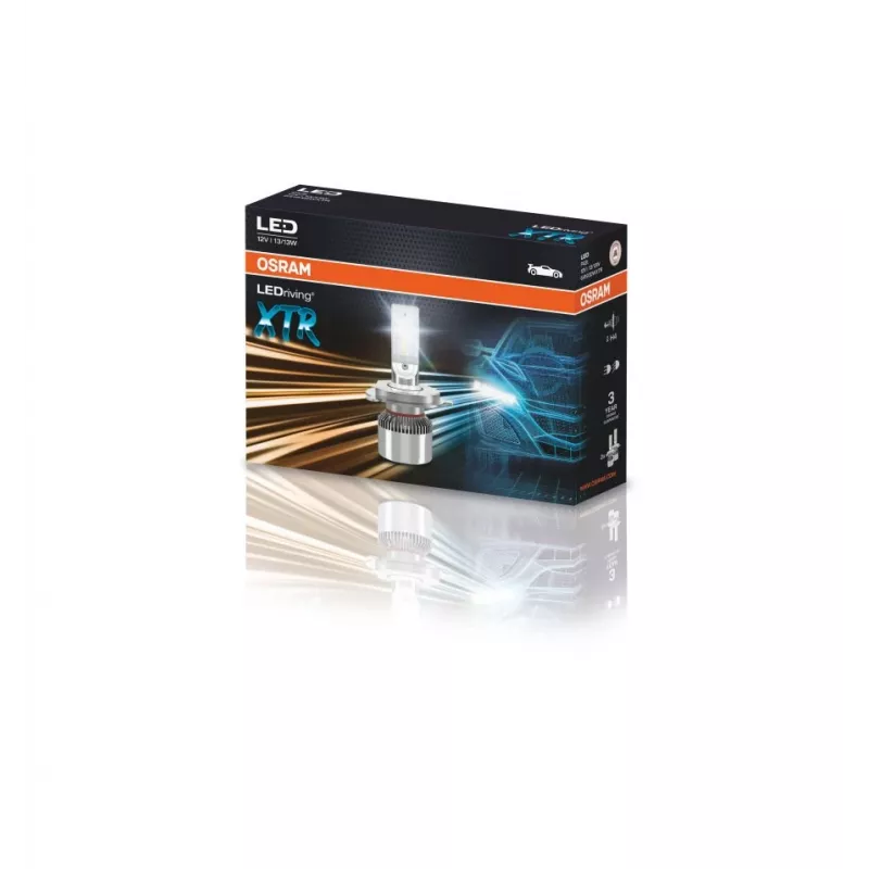 LED headlight bulbs Ledvance LEDriving XTR H4 64193DWXTR, set of 2