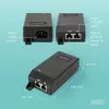 Digitus Gigabit Ethernet PoE+ injector 802.3at 30 W Black