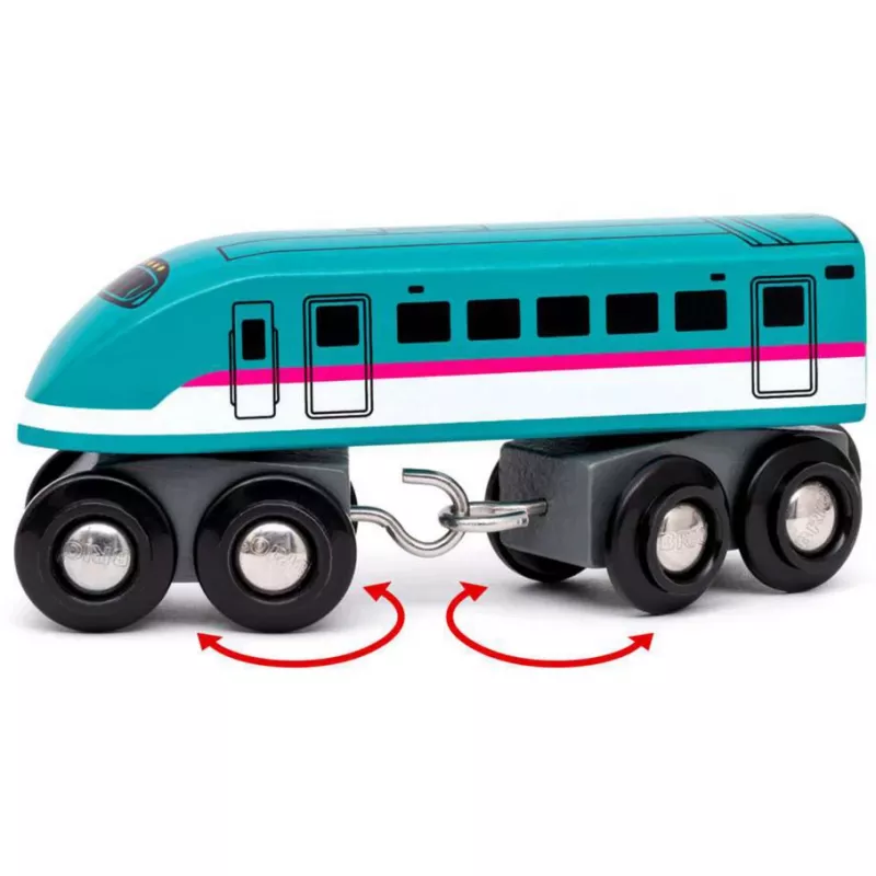 Toy train vehicle Ravensburger BRIO World Trains of the World Shinkansen E5 Hayabusa