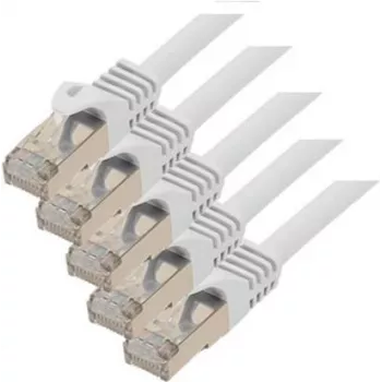 S/CONN Cat.7 S/FTP Networking Cable White 1m