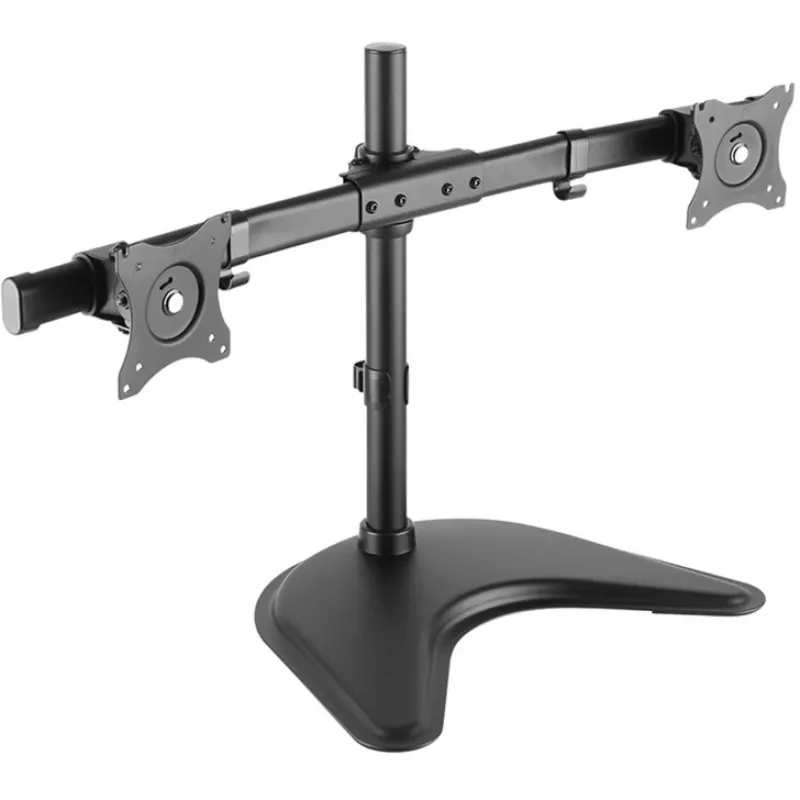 HAGOR HA FS - Mounting Kit (Holder for desk) - for 2 LCD-Displays - Black - Screen Size: 38-68 cm (15-27)