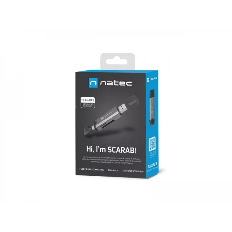 Card reader SCARAB 3 USB A/C SD/MICRO USB 3.
