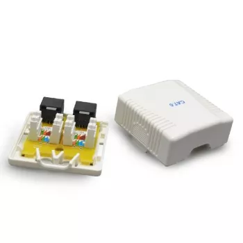 Cable Accessory Mount Box CAT6 UTP/2P NCAC-2U6-01 Gembird