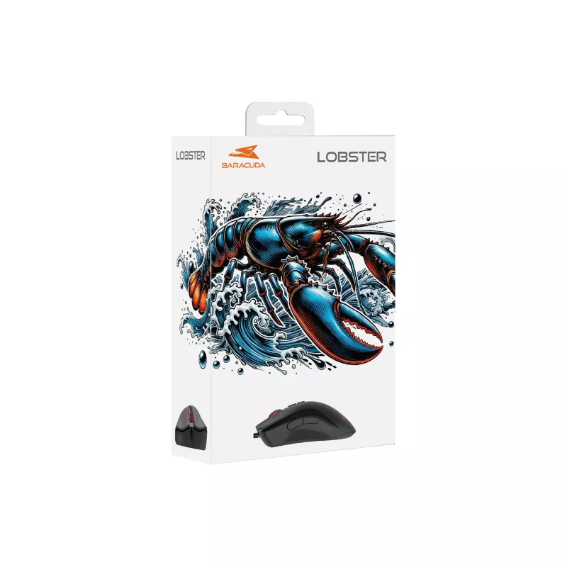 Mouse Baracuda BGM-081 Lobster Black USB
